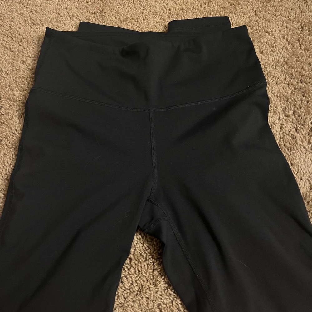 Mono B Black High-Waisted Leggings